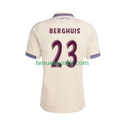 Homme Maillot Troisième Ajax Amsterdam Steven Berghuis 23 2025-2026 à Manches Courtes