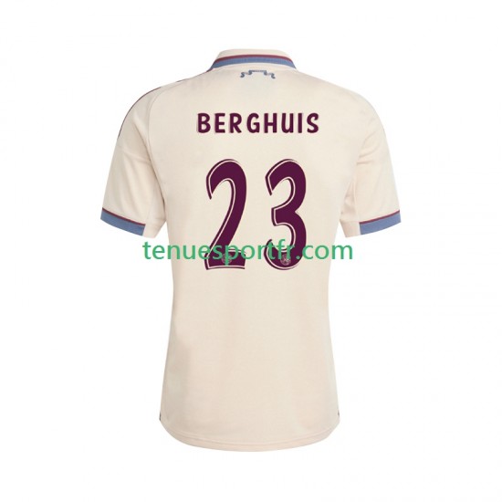 Homme Maillot Troisième Ajax Amsterdam Steven Berghuis 23 2025-2026 à Manches Courtes