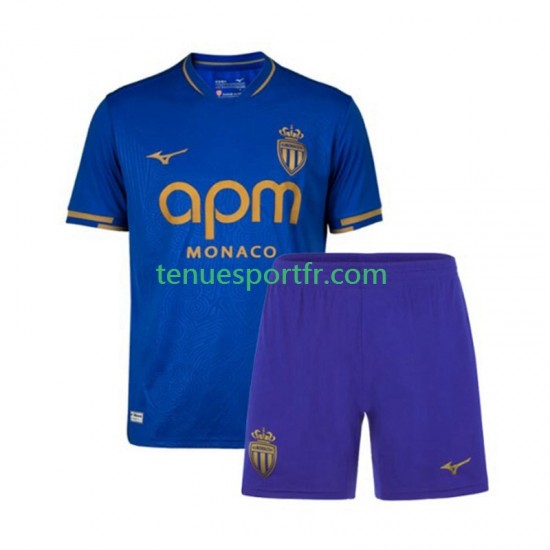 Kit Enfant Maillot Extérieur AS Monaco 2025-2026 à Manches Courtes