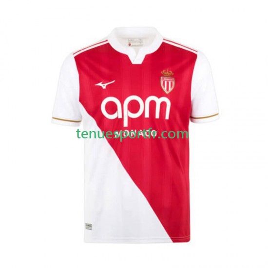 Homme Maillot Domicile AS Monaco 2025-2026 à Manches Courtes