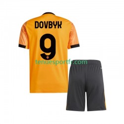 Kit Enfant Maillot Extérieur AS Rome Artem Dovbyk 9 2025-2026 à Manches Courtes