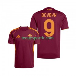 Homme Maillot Domicile AS Rome Artem Dovbyk 9 2025-2026 à Manches Courtes
