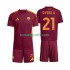 Kit Enfant Maillot Domicile AS Rome Dybala 21 2025-2026 à Manches Courtes