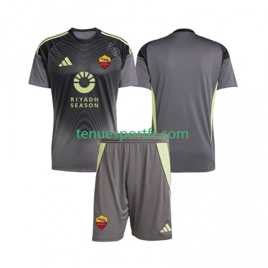 Kit Enfant Maillot Domicile AS Rome Gardien 2025-2026 à Manches Courtes