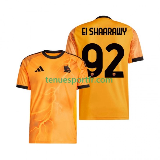 Homme Maillot Extérieur AS Rome Stephan El Shaarawy 92 2025-2026 à Manches Courtes