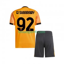 Kit Enfant Maillot Extérieur AS Rome Stephan El Shaarawy 92 2025-2026 à Manches Courtes