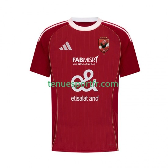 Homme Maillot Domicile Al Ahly SC 2025-2026 à Manches Courtes