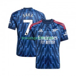 Homme Maillot Extérieur Arsenal Bukayo Saka 7 2025-2026 à Manches Courtes