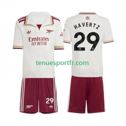 Kit Enfant Maillot Troisième Arsenal Kai Havertz 29 2025-2026 à Manches Courtes