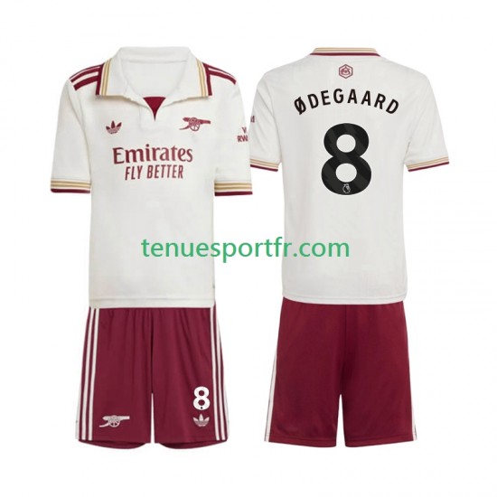 Kit Enfant Maillot Troisième Arsenal Martin Odegaard 8 2025-2026 à Manches Courtes