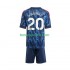 Kit Enfant Maillot Extérieur Arsenal Noni Madueke 20 2025-2026 à Manches Courtes