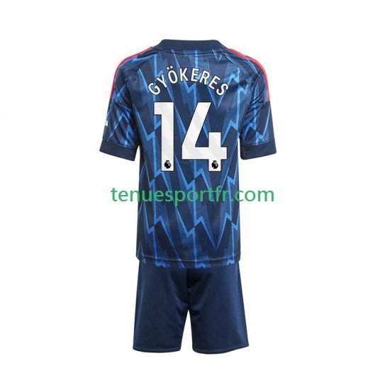 Kit Enfant Maillot Extérieur Arsenal Viktor Gyokeres 14 2025-2026 à Manches Courtes