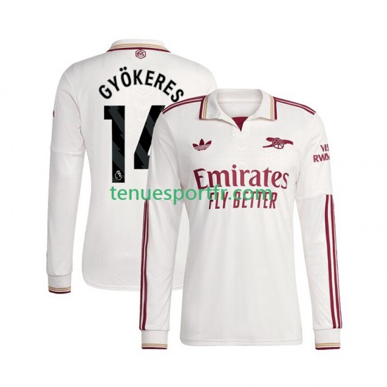 Homme Maillot Troisième Arsenal Viktor Gyokeres 14 2025-2026 à Manches Longues