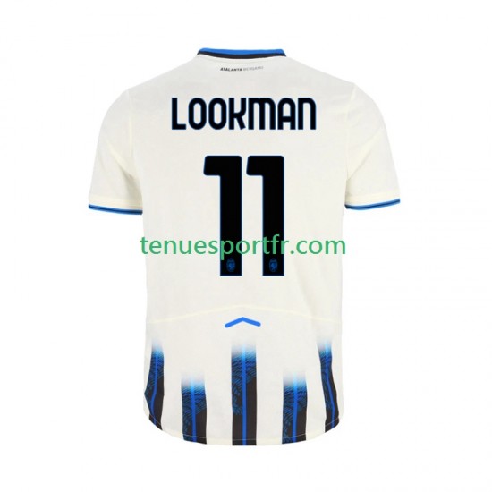 Homme Maillot Extérieur Atalanta Ademola Lookman 11 2025-2026 à Manches Courtes