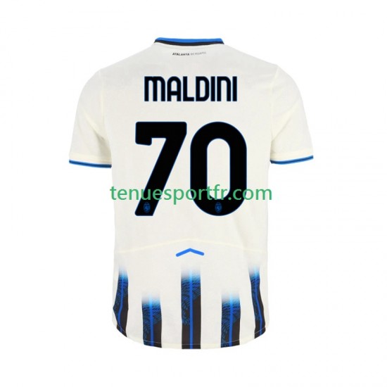 Homme Maillot Extérieur Atalanta Daniel Maldini 70 2025-2026 à Manches Courtes