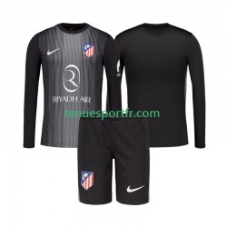 Kit Enfant Maillot Extérieur Atlético Madrid Gardien 2025-2026 à Manches Longues