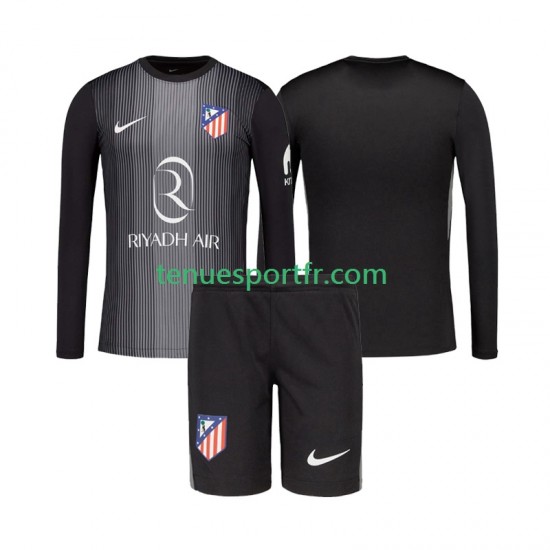 Kit Enfant Maillot Extérieur Atlético Madrid Gardien 2025-2026 à Manches Longues