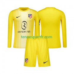 Kit Enfant Maillot Domicile Atlético Madrid Gardien 2025-2026 à Manches Longues