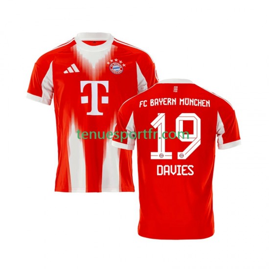 Homme Maillot Domicile Bayern Munich Alphonso Davies 19 2025-2026 à Manches Courtes