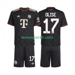 Kit Enfant Maillot Troisième Bayern Munich Michael Olise 17 2025-2026 à Manches Courtes