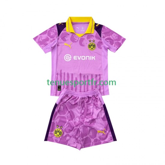 Kit Enfant Maillot Domicile Borussia Dortmund Gardien FIFA CWC 2025 à Manches Courtes