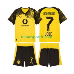 Kit Enfant Maillot Domicile Borussia Dortmund Jobe Bellingham 7 2025-2026 à Manches Courtes