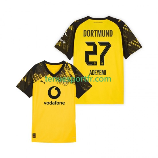 Homme Maillot Domicile Borussia Dortmund Karim Adeyemi 27 2025-2026 à Manches Courtes