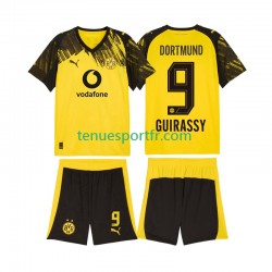 Kit Enfant Maillot Domicile Borussia Dortmund Serhou Guirassy 9 2025-2026 à Manches Courtes