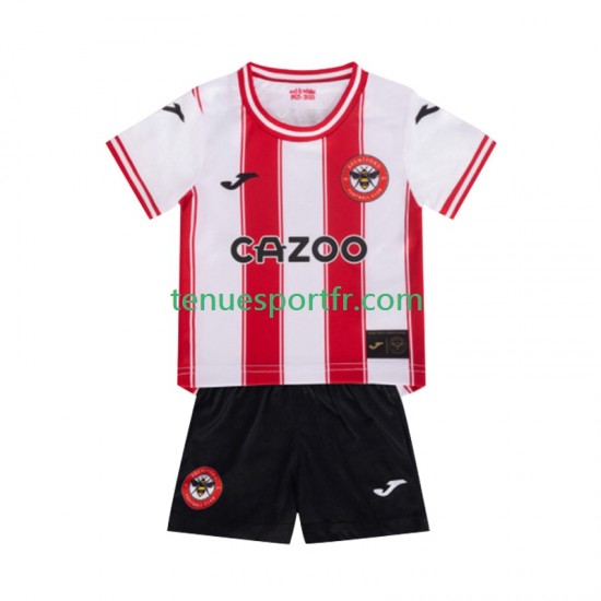 Kit Enfant Maillot Domicile Brentford 2025-2026 à Manches Courtes