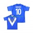 Homme Maillot Retro Domicile Brescia Calcio Baggio 10 2003 2004 à Manches Courtes