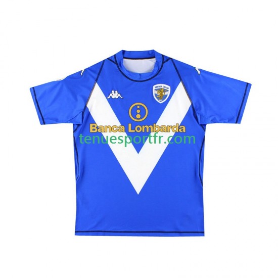 Homme Maillot Retro Domicile Brescia Calcio 2003 2004 à Manches Courtes