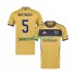 Homme Maillot Extérieur CA Boca Juniors Rodrigo Battaglia 5 2025-2026 à Manches Courtes