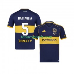 Homme Maillot Domicile CA Boca Juniors Rodrigo Battaglia 5 2025-2026 à Manches Courtes