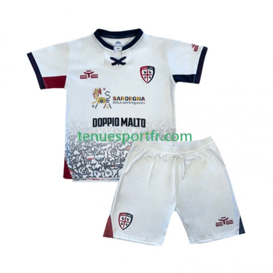 Kit Enfant Maillot Extérieur Cagliari 2025-2026 à Manches Courtes