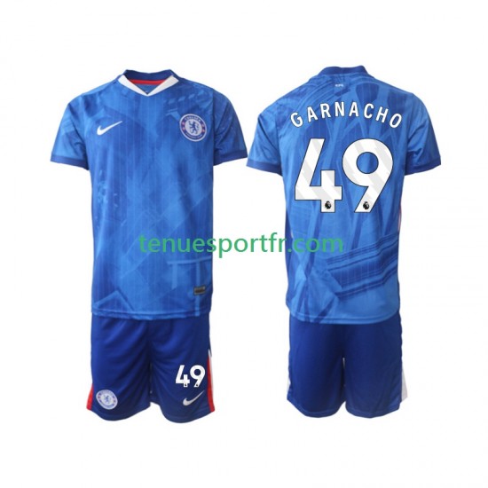 Kit Enfant Maillot Domicile Chelsea Alejandro Garnacho 49 2025-2026 à Manches Courtes