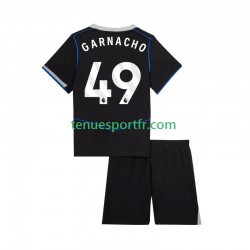 Kit Enfant Maillot Troisième Chelsea Alejandro Garnacho 49 2025-2026 à Manches Courtes
