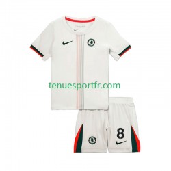 Kit Enfant Maillot Extérieur Chelsea Enzo Fernandez 8 2025-2026 à Manches Courtes