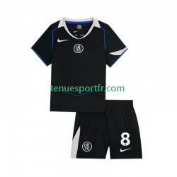 Kit Enfant Maillot Troisième Chelsea Enzo Fernandez 8 2025-2026 à Manches Courtes