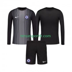 Kit Enfant Maillot Domicile Chelsea Gardien 2025-2026 à Manches Longues