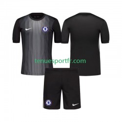 Kit Enfant Maillot Domicile Chelsea Gardien 2025-2026 à Manches Courtes