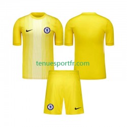 Kit Enfant Maillot Troisième Chelsea Gardien 2025-2026 à Manches Courtes