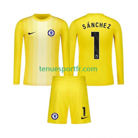 Kit Enfant Maillot Troisième Chelsea Gardien Robert Sanchez 1 2025-2026 à Manches Longues