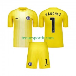 Kit Enfant Maillot Troisième Chelsea Gardien Robert Sanchez 1 2025-2026 à Manches Courtes