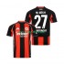 Homme Maillot Domicile Eintracht Frankfurt Mario Gotze 27 2025-2026 à Manches Courtes