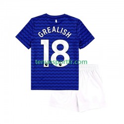 Kit Enfant Maillot Domicile Everton Jack Grealish 18 2025-2026 à Manches Courtes
