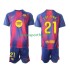 Kit Enfant Maillot Domicile FC Barcelone Frenkie de Jong 21 2025-2026 à Manches Courtes