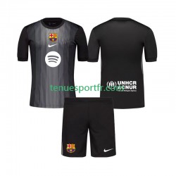 Kit Enfant Maillot Troisième FC Barcelone Gardien 2025-2026 à Manches Courtes