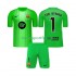 Kit Enfant Maillot Domicile FC Barcelone Gardien Ter Stegen 1 2025-2026 à Manches Courtes