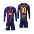 Kit Enfant Maillot Domicile FC Barcelone Lamine Yamal 10 2025-2026 à Manches Longues