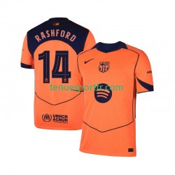 Homme Maillot Troisième FC Barcelone Marcus Rashford 14 UCL 2025-2026 à Manches Courtes